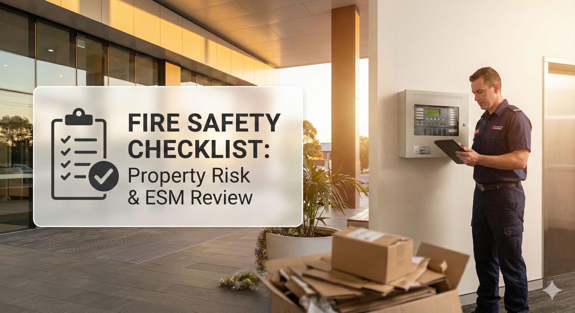 Fire Safety Checklist: Property Risk & ESM Review - First 5 Minutes