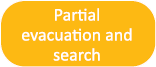 Partial evacuation and search